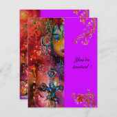 EXCALIBUR, helderrood, paars Kaart (Voorkant / Achterkant)