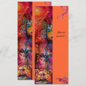 EXCALIBUR , helderrood ,roze blauw geel Kaart (Voorkant / Achterkant)