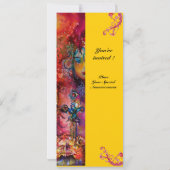 EXCALIBUR, helderrood, roze blauw geel Kaart (Achterkant)