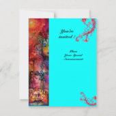 EXCALIBUR , helderrood , roze blauw Kaart (Achterkant)