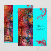 EXCALIBUR , helderrood , roze blauw Kaart (Voorkant / Achterkant)