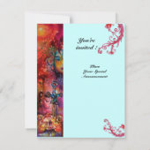 EXCALIBUR , helderrood , roze blauw Kaart (Achterkant)