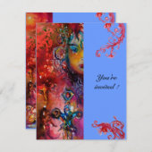 EXCALIBUR , helderrood ,roze blauw Kaart (Voorkant / Achterkant)