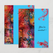 EXCALIBUR , helderrood ,roze blauw Kaart (Voorkant / Achterkant)