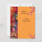 EXCALIBUR , helderrood, roze blauw oranje Kaart (Achterkant)