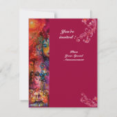 EXCALIBUR , helderrood ,roze Kaart (Achterkant)