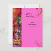 EXCALIBUR, helderrood, roze Kaart (Achterkant)