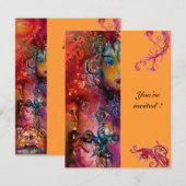 EXCALIBUR , helderrood, roze Kaart (Voorkant / Achterkant)