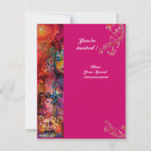 EXCALIBUR , helderrood ,roze Kaart (Achterkant)