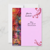 EXCALIBUR, helderrood, roze Kaart (Achterkant)