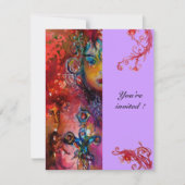 EXCALIBUR , helderrood , roze paars Kaart (Voorkant)