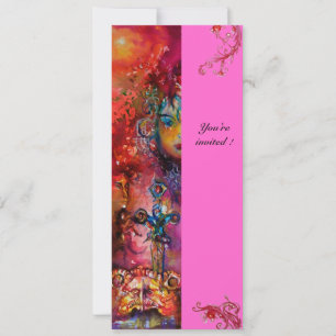 EXCALIBUR, helderrood, roze paars Kaart