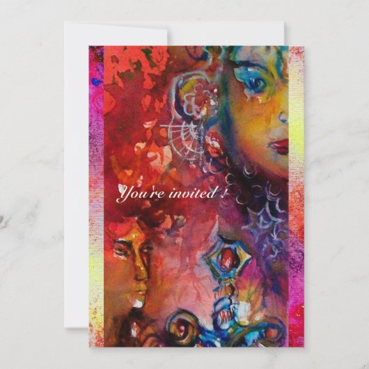 EXCALIBUR, helderrood, roze paars Kaart (Voorkant)