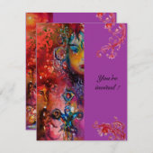 EXCALIBUR , helderrood , roze paars Kaart (Voorkant / Achterkant)