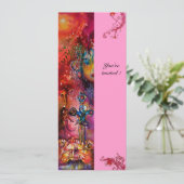 EXCALIBUR , helderrood , roze paars Kaart (Staand voorkant)