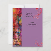 EXCALIBUR, helderrood, roze paars Kaart (Achterkant)