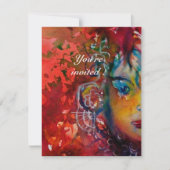 EXCALIBUR, helderrood, roze paars Kaart (Voorkant)