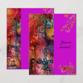 EXCALIBUR , helderrood , roze paarsviolet Kaart (Voorkant / Achterkant)