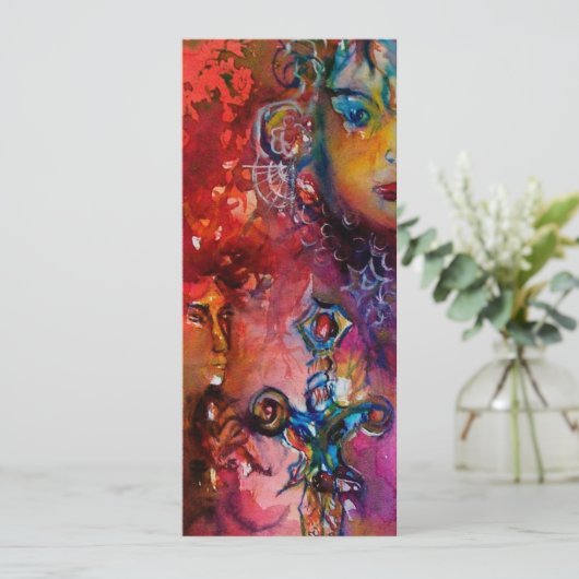 EXCALIBUR, helderrood, zwart Kaart (Staand voorkant)