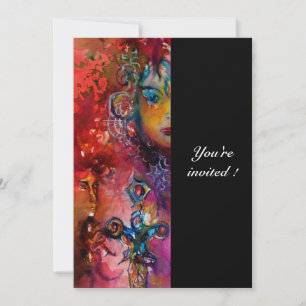 EXCALIBUR, helderrood, zwart Kaart