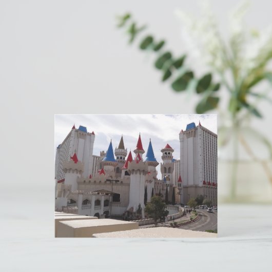 Excalibur Hotel #1 Briefkaart (Staand voorkant)