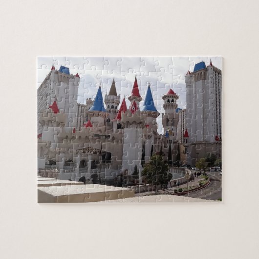 Excalibur Hotel #1 Puzzle Legpuzzel (Horizontaal)