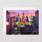 Excalibur Hotel #2 Briefkaart (Voorkant / Achterkant)