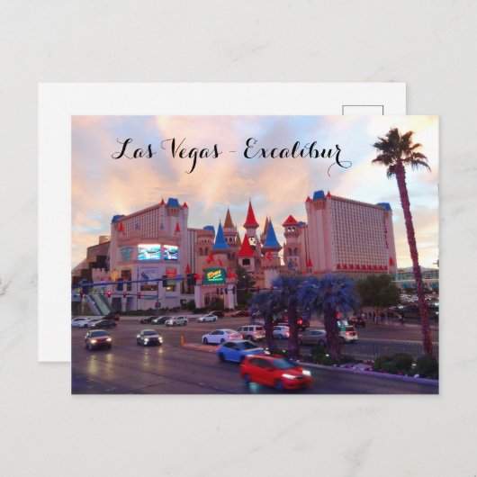 Excalibur Hotel #3 Briefkaart (Voorkant / Achterkant)