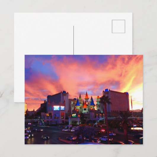 Excalibur Hotel #4-1 Briefkaart (Voorkant / Achterkant)