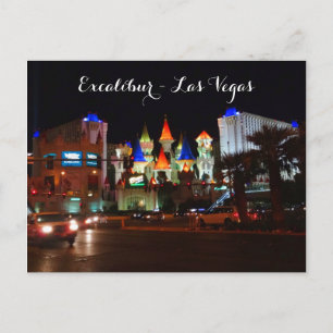 Excalibur Hotel #5 Briefkaart