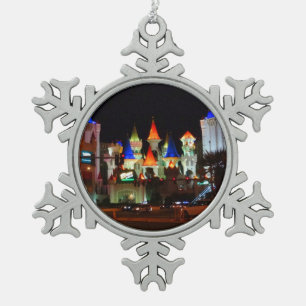 Excalibur Hotel #5 Snowflake Ornament