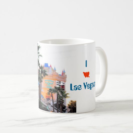 Excalibur I Love Las Vegas mok (Voorkant rechts)