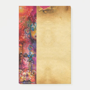 EXCALIBUR, KONINGIN VAN MAGISCH GEWASTE Antiek Post-it® Notes
