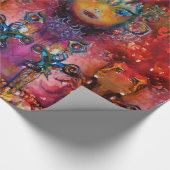 EXCALIBUR/KONINGIN VAN MAGISCH GEWOORD Rood gele F Cadeaupapier (Hoek)