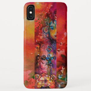 EXCALIBUR/KONINGIN VAN MAGISCH GEWOORD Rood gele F Case-Mate iPhone Case