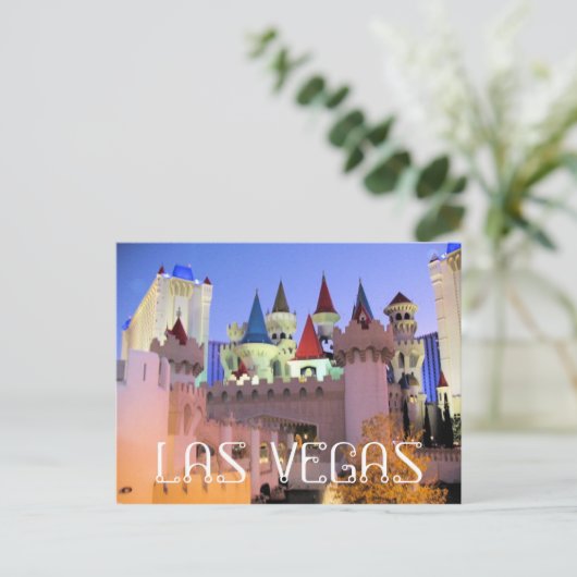 Excalibur Las Vegas Briefkaart (Staand voorkant)