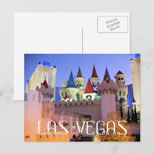 Excalibur Las Vegas Briefkaart (Voorkant / Achterkant)