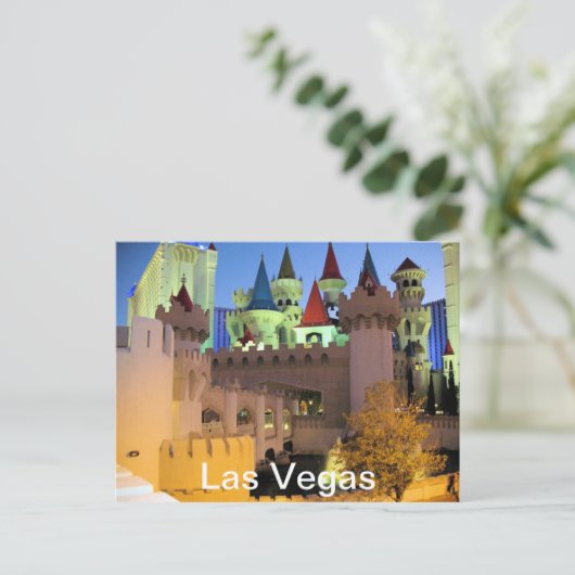 Excalibur Las Vegas briefkaart (Staand voorkant)