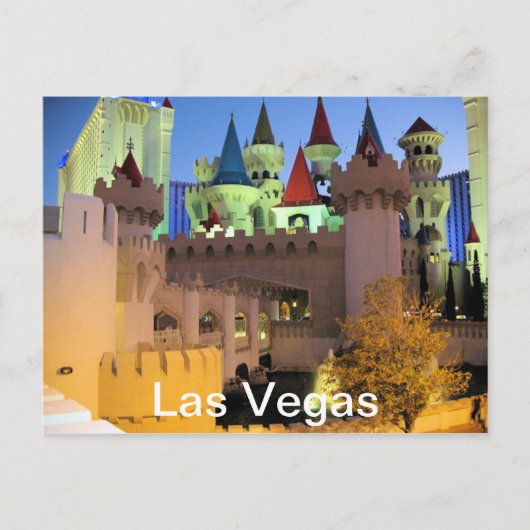 Excalibur Las Vegas briefkaart (Voorkant)