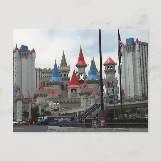 Excalibur Las Vegas Foto Briefkaarten (Voorkant)