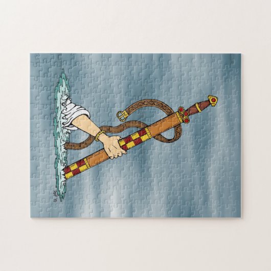 Excalibur Legpuzzel (Horizontaal)