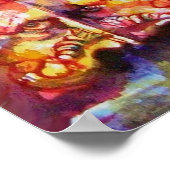 EXCALIBUR Magic Sword Arcurian Legend Waterverf Poster (Hoek)