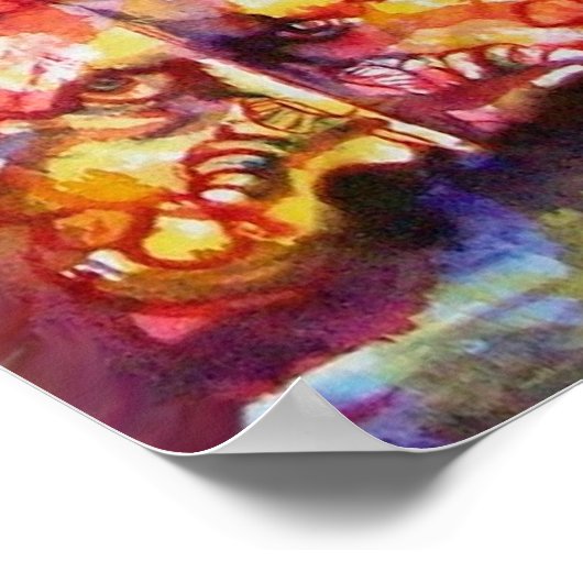 EXCALIBUR Magic Sword Arcurian Legend Waterverf Poster (Hoek)