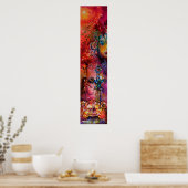 EXCALIBUR Magic Sword Arcurian Legend Waterverf Poster (Keuken)