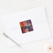 EXCALIBUR Magic Sword Artrian Legends Waterverf Vierkante Sticker (Envelop)