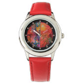 EXCALIBUR, Magıc Sword Red Paars Blue Fantasy Horloge (Voorkant)