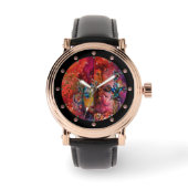 EXCALIBUR, Magıc Sword Red Paars Blue Fantasy Horloge (Voorkant)