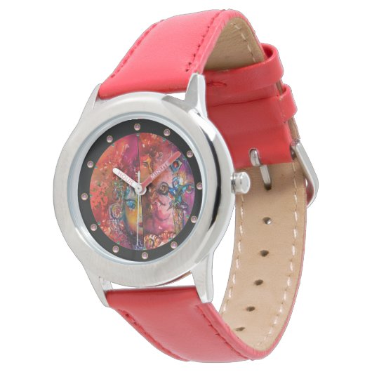 EXCALIBUR, Magıc Sword Red Paars Blue Fantasy Horloge (Gekanteld)