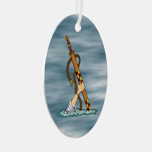 Excalibur Metalen Ornament (Voorkant Rechts)