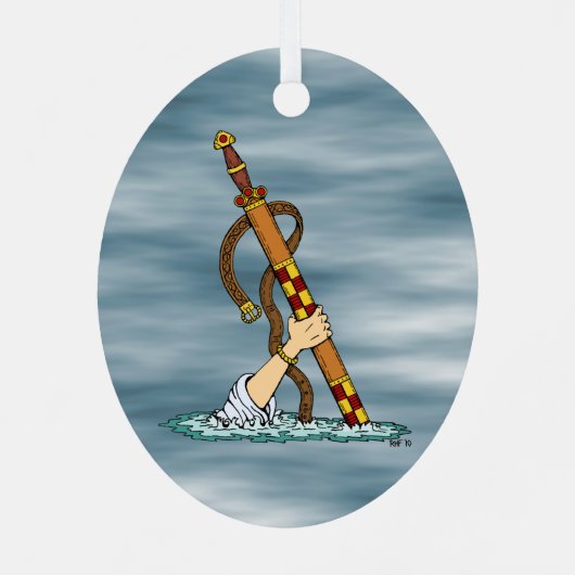 Excalibur Metalen Ornament (Achterkant)